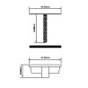 McAlpine Zaślepka do zlewozmywaka 40mm TAPSTOP-SS40